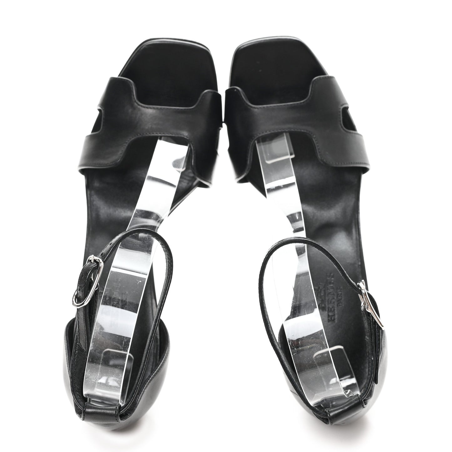 Calfskin Joy 105 Sandals 37 Black