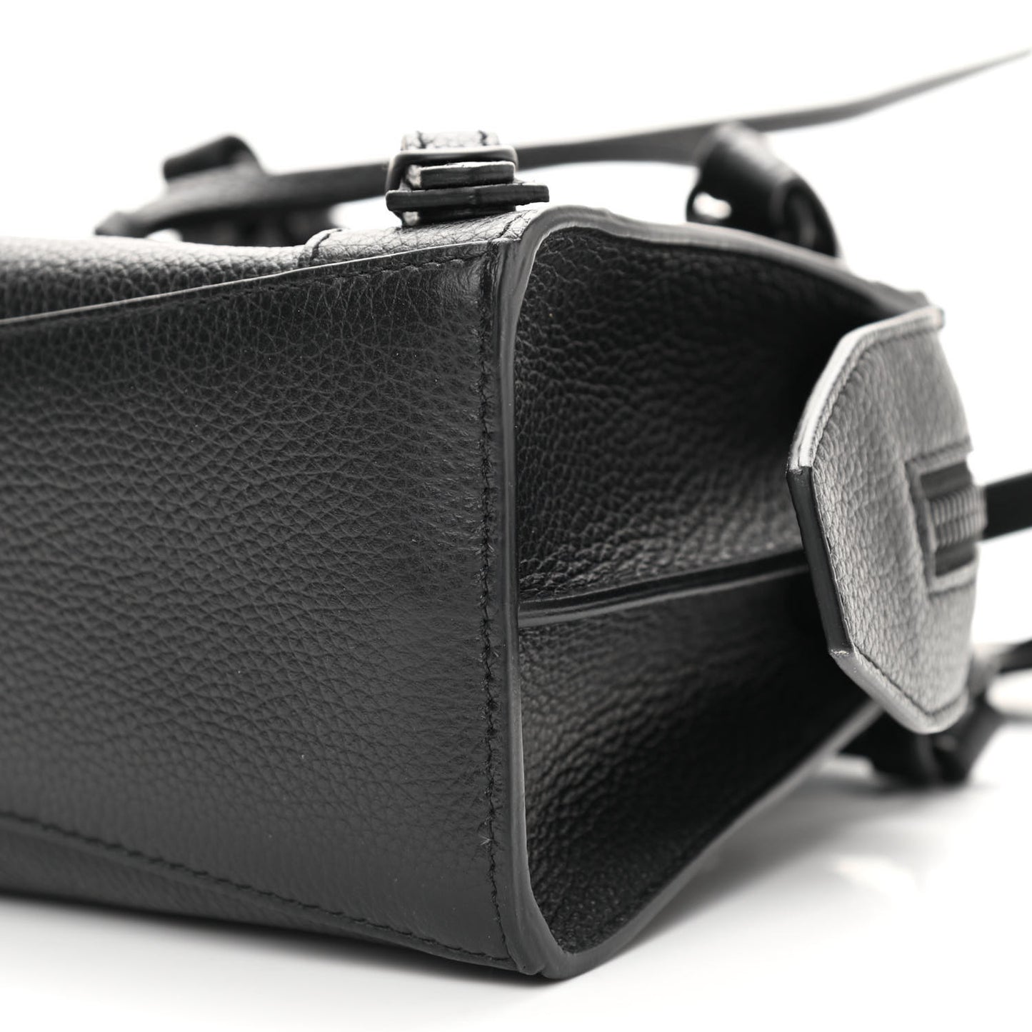 Grained Calfskin Neo Classic Black Hardware Mini City Black