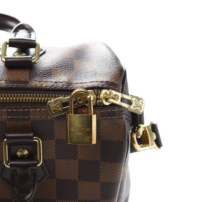 Louis Vuitton Damier Ebene Speedy Bandouliere 25 13 of 14