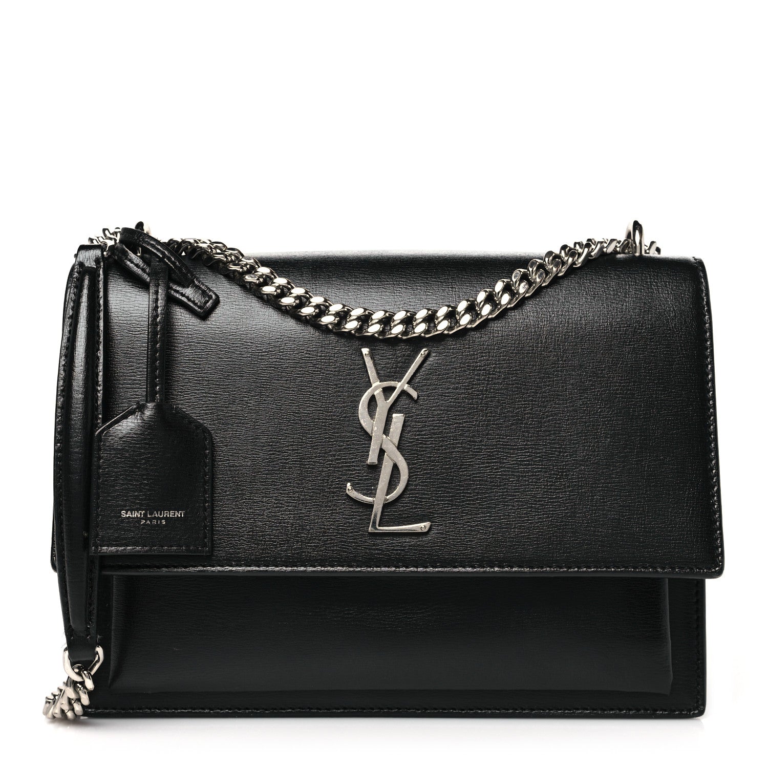 Saint Laurent Calfskin Medium Monogram Sunset Black 1 of 11