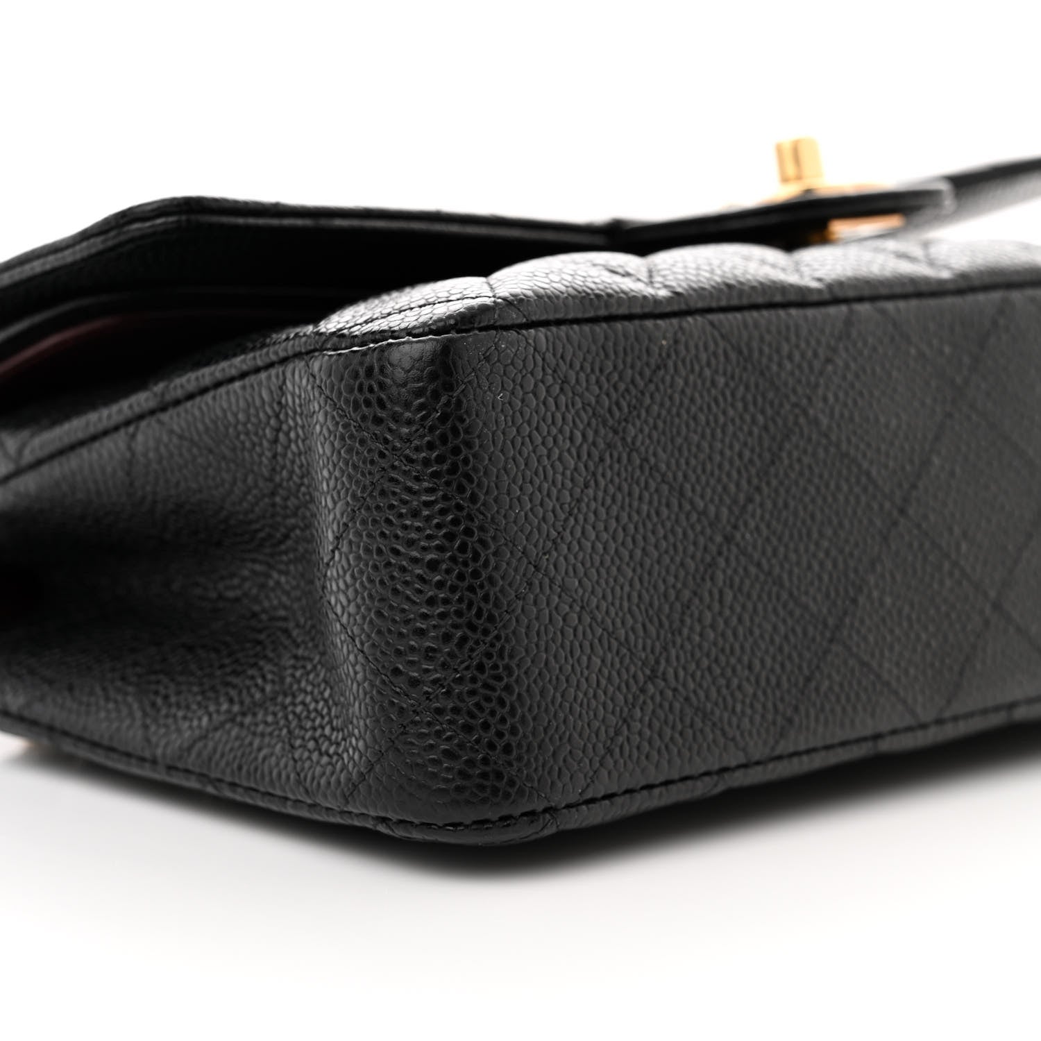 Chanel Caviar Quilted Medium Double Flap Black 9 of 11