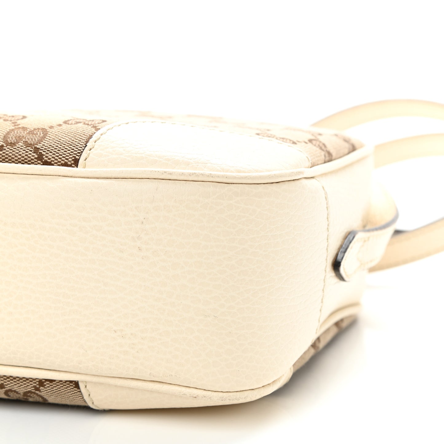 Monogram Dollar Calfskin Mini Bree Messenger Bag Beige Ebony Avoire