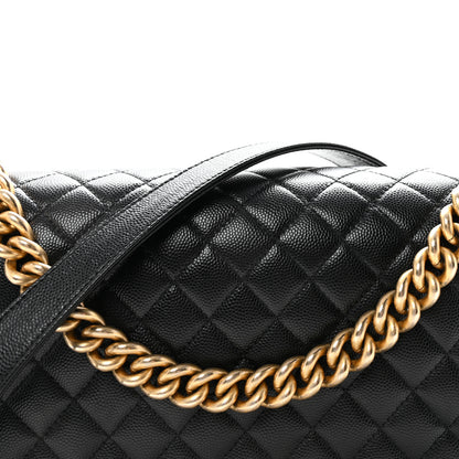Chanel Caviar Quilted New Medium Boy Flap Black 8 of 10