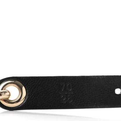 Chanel Lambskin CC Pearl Chain Belt 70 28 Black 4 of 4