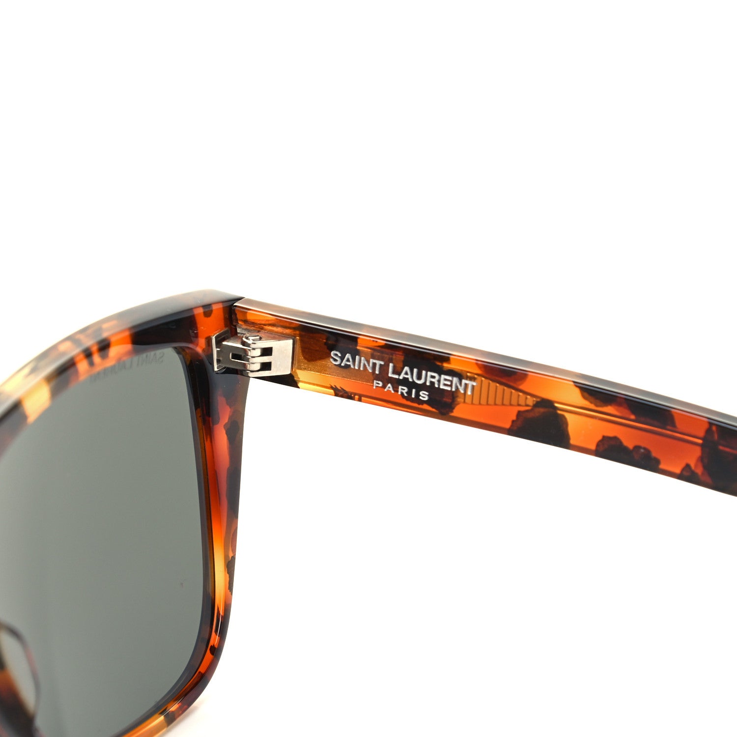 Saint Laurent Acetate Flat Top SL1 015 Sunglasses Tortoise 6 of 9