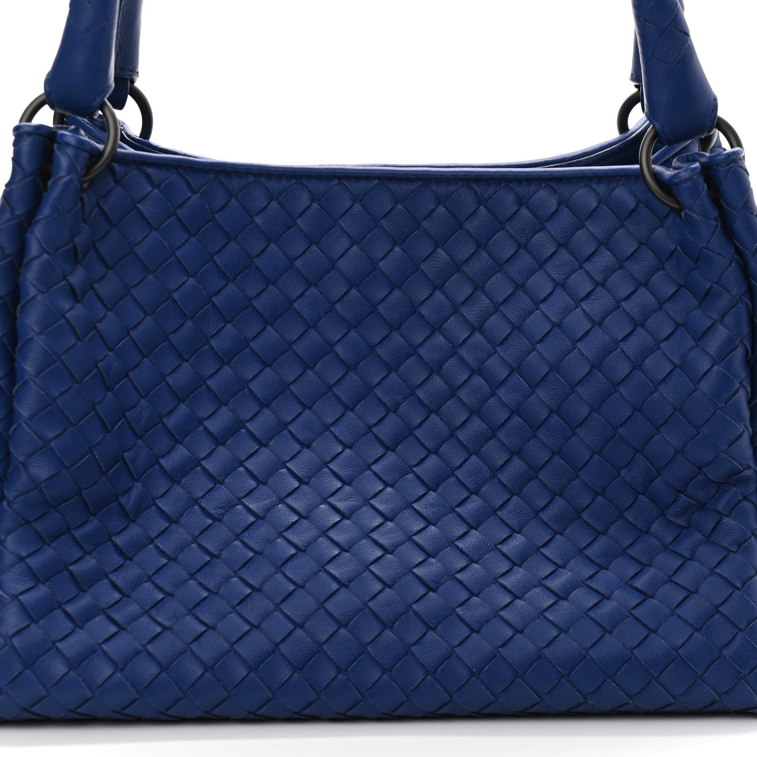 Bottega Veneta Nappa Intrecciato Parachute Bag Signal Blue 4 of 9