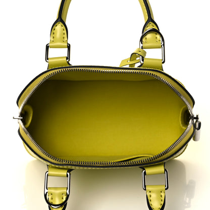 Louis Vuitton Epi Jacquard Alma BB Yellow Citron 5 of 9