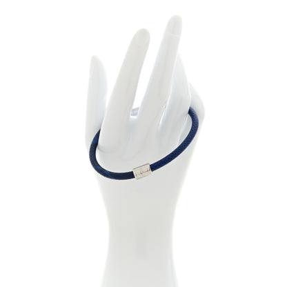 Louis Vuitton Taigarama Split Bracelet 21 Blue 2 of 5