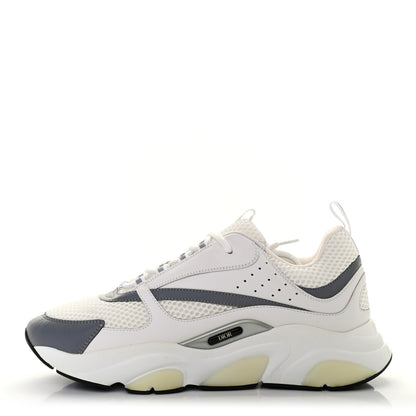 Christian Dior Technical Mesh Calfskin Mens B22 Sneakers 44 White 1 of 9