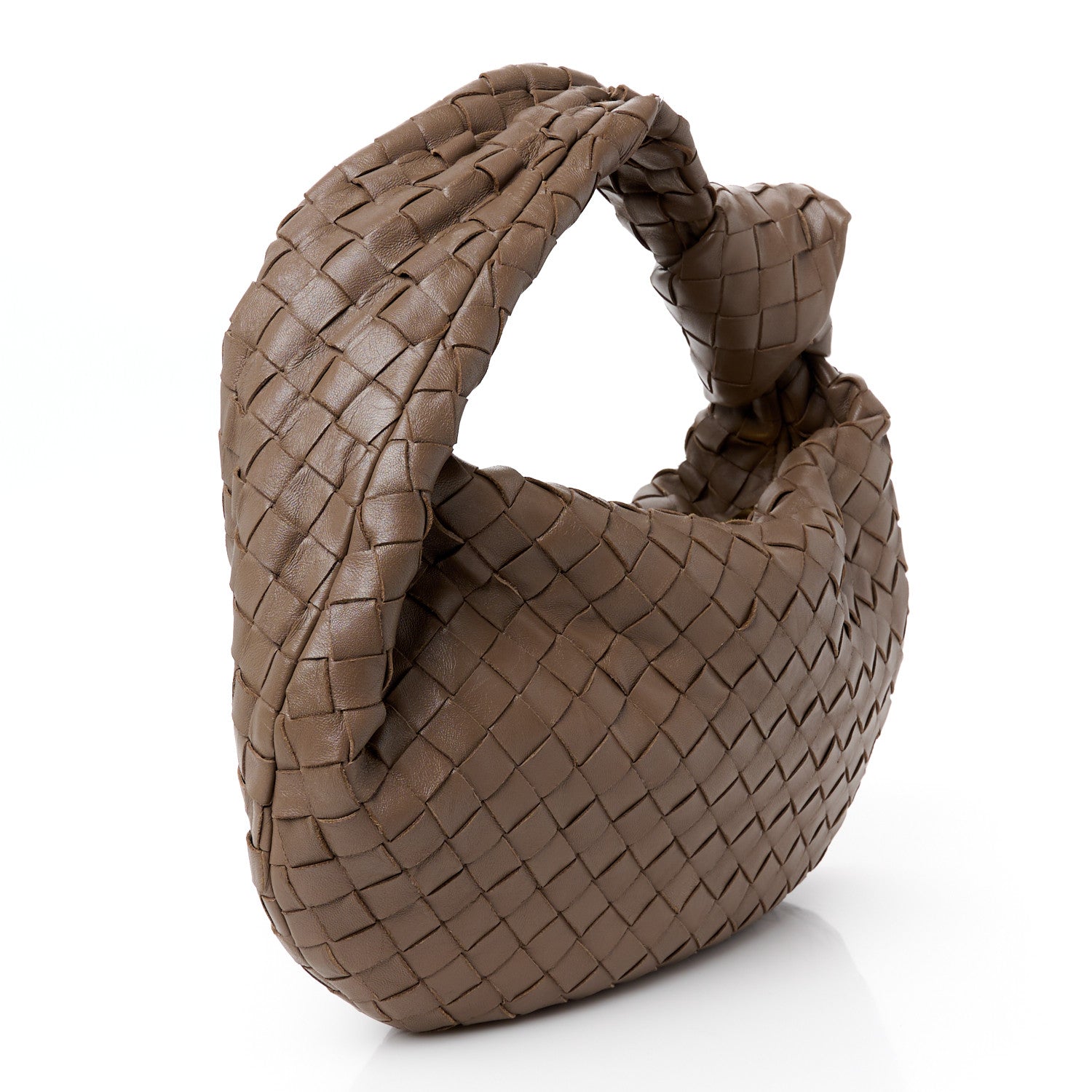 Bottega Veneta Nappa Intrecciato Teen Jodie Hobo Dark Taupe 3 of 10