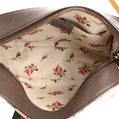 Gucci GG Supreme Monogram Web Neo Vintage Shoulder Bag Beige New Acero Crop 5 of 12