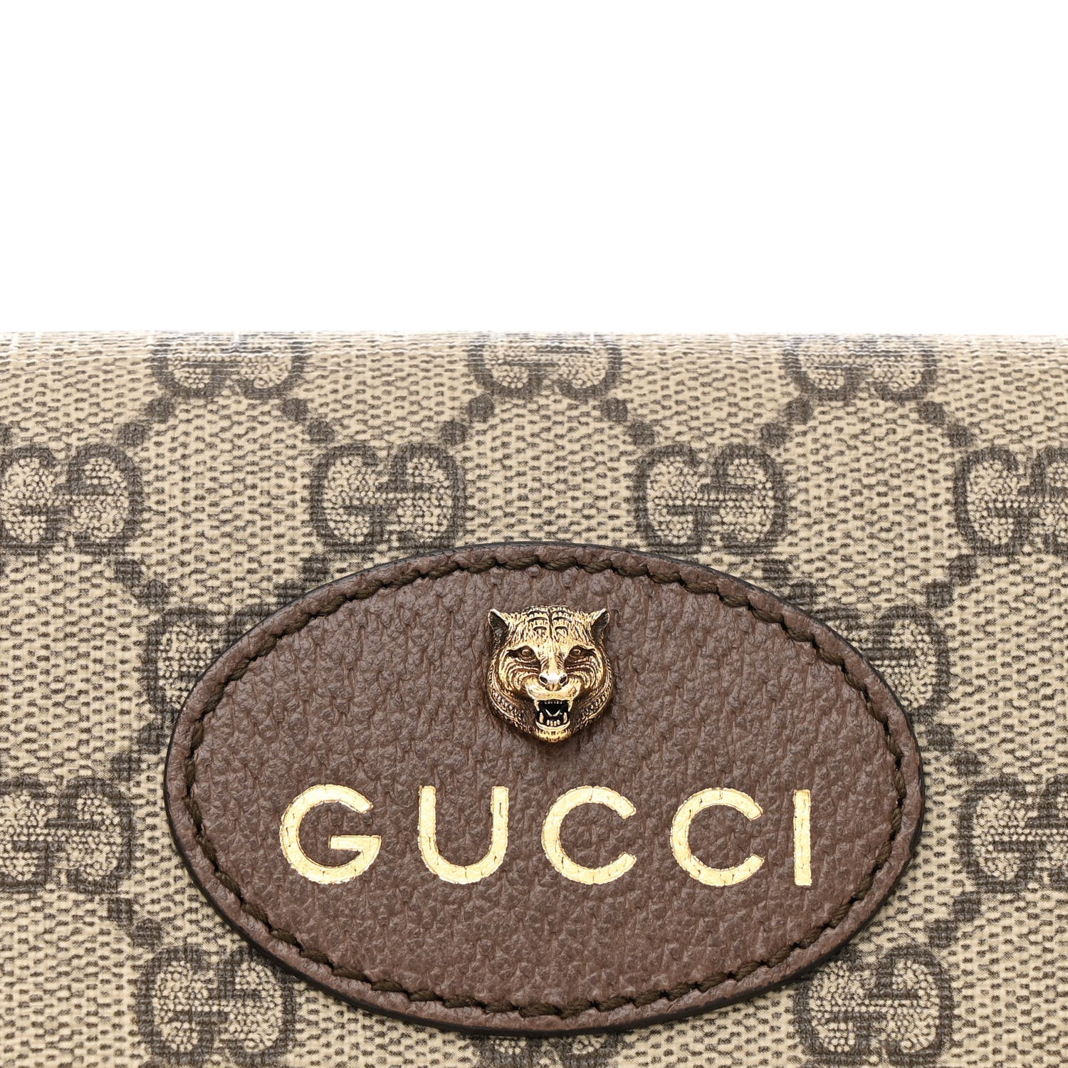 Gucci GG Supreme Monogram Neo Vintage Web Belt Bag Brown 8 of 11