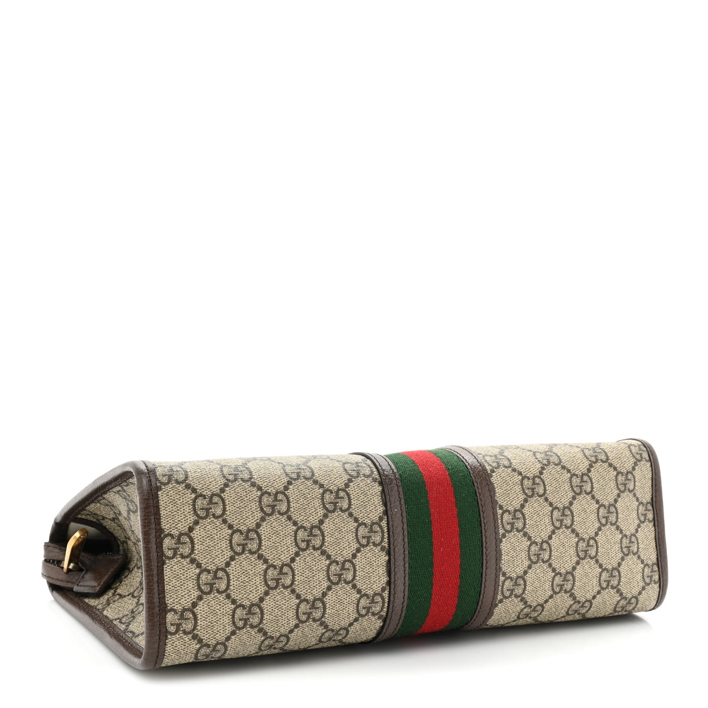 GG Supreme Monogram Web Ophidia GG Toiletry Case Beige New Acero