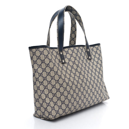 Gucci GG Plus Monogram Medium Signature Web Loop Tote Navy 3 of 10