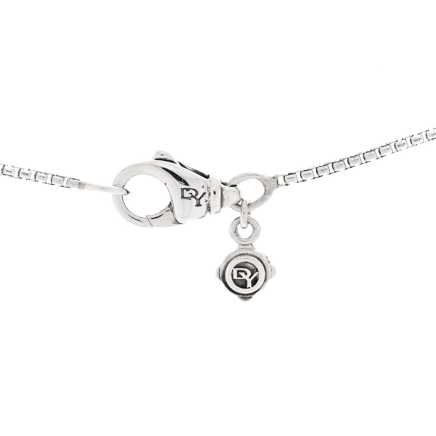 Sterling Silver Cultured Pearl 8mm Petite Chatelaine Pendant Necklace