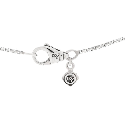 David Yurman Sterling Silver Cultured Pearl 8mm Petite Chatelaine Pendant Necklace 4 of 5