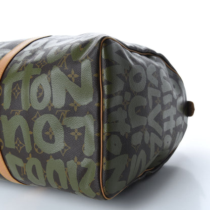 Louis Vuitton Graffiti Keepall 50 Kaki 9 of 9