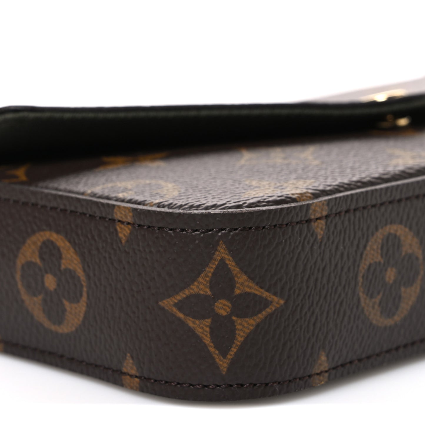 Monogram Felicie Strap & Go Kaki