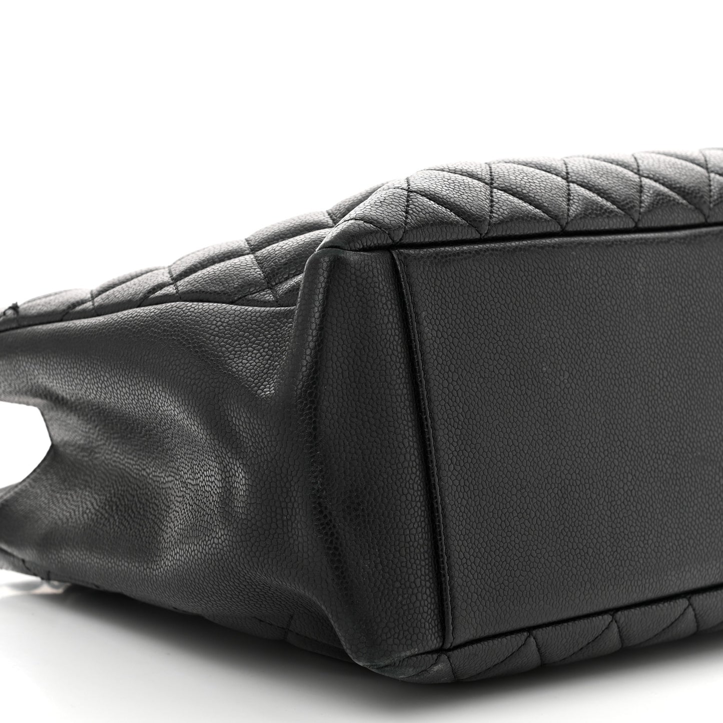 Caviar Quilted Grand Shopping Tote GST Black