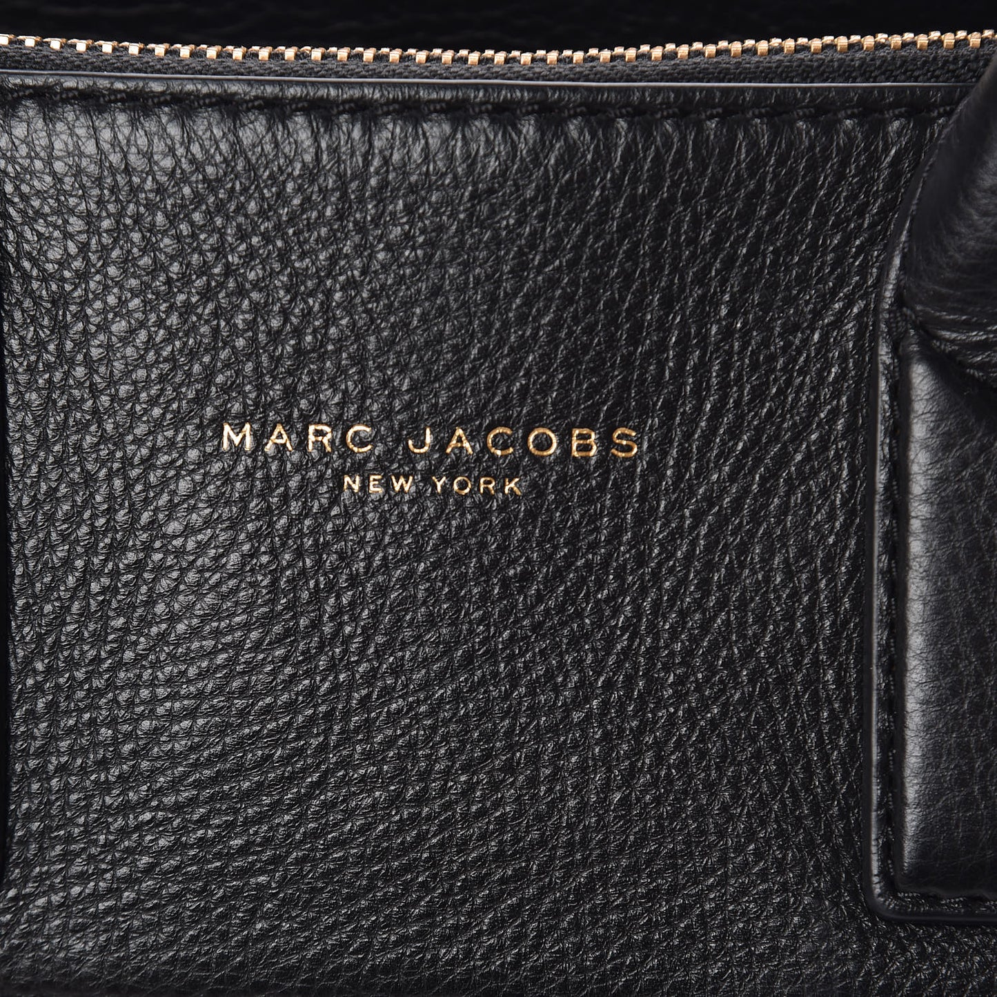 Textured Calfskin Medium Incognito Satchel Black