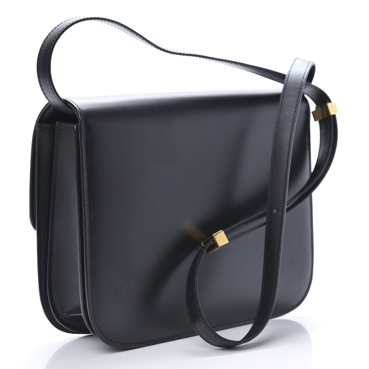 Celine Box Calfskin Medium Classic Box Flap Bag Black 2 of 14