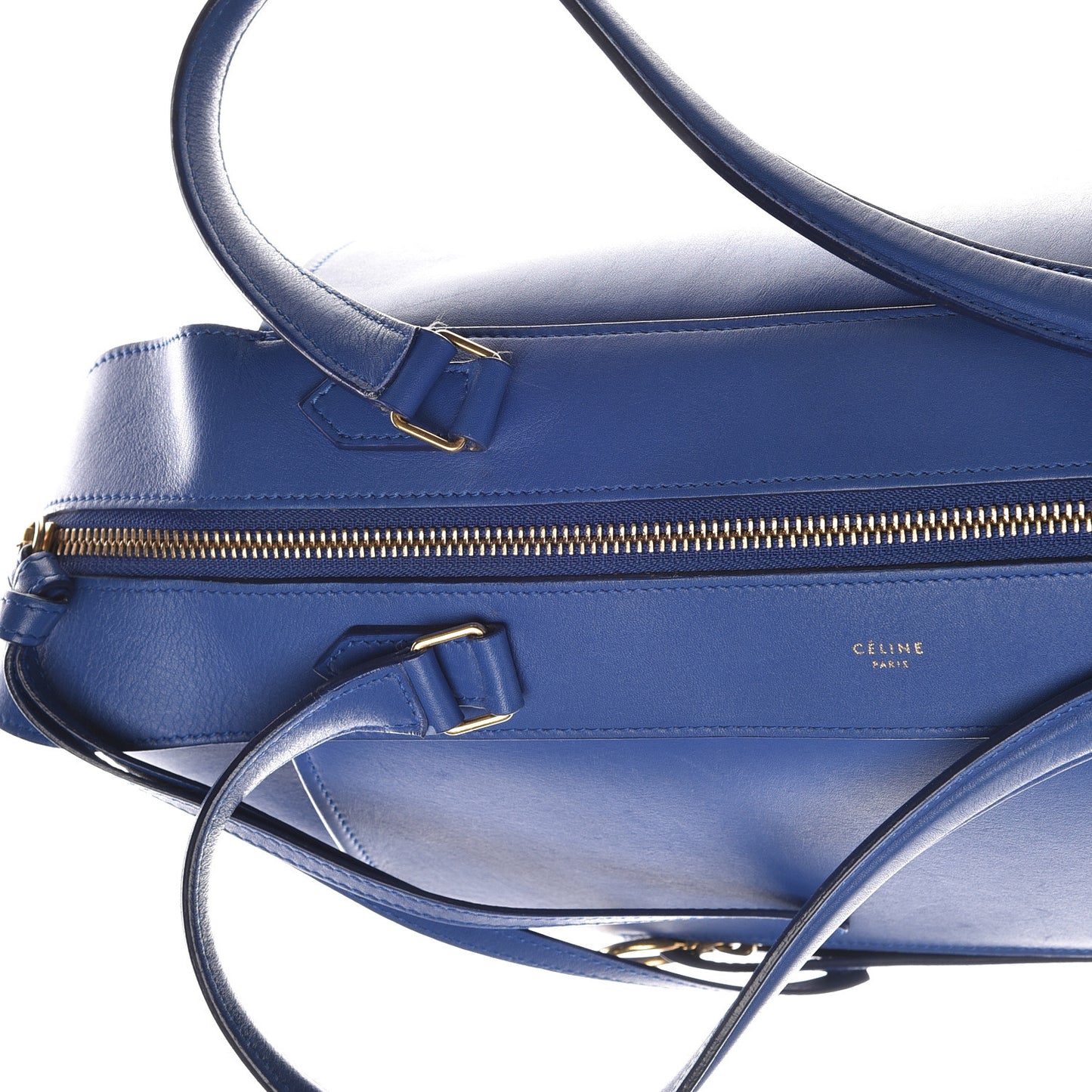 Smooth Calfskin Small Ring Bag Indigo
