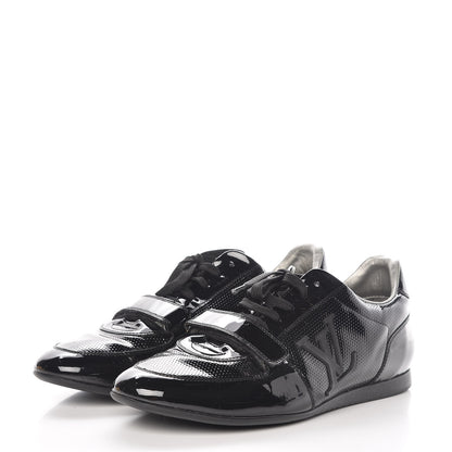 Louis Vuitton Patent Calfskin Sneakers 9 Black 3 of 14