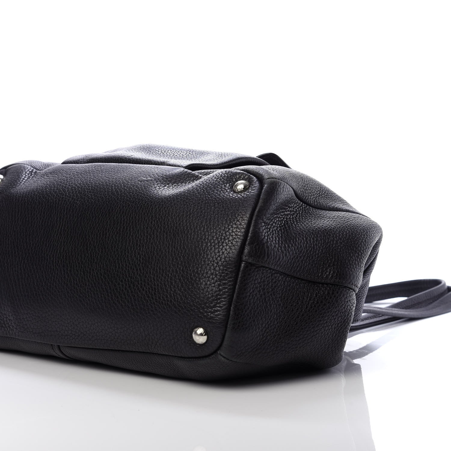 Prada Vitello Daino Shoulder Bag Black 7 of 11
