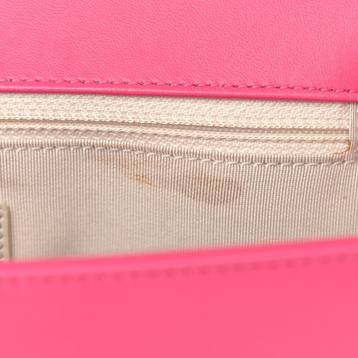 Lambskin Quilted New Medium Boy Flap Pink