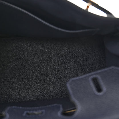 Hermes Togo Birkin 25 Bleu Nuit 5 of 12