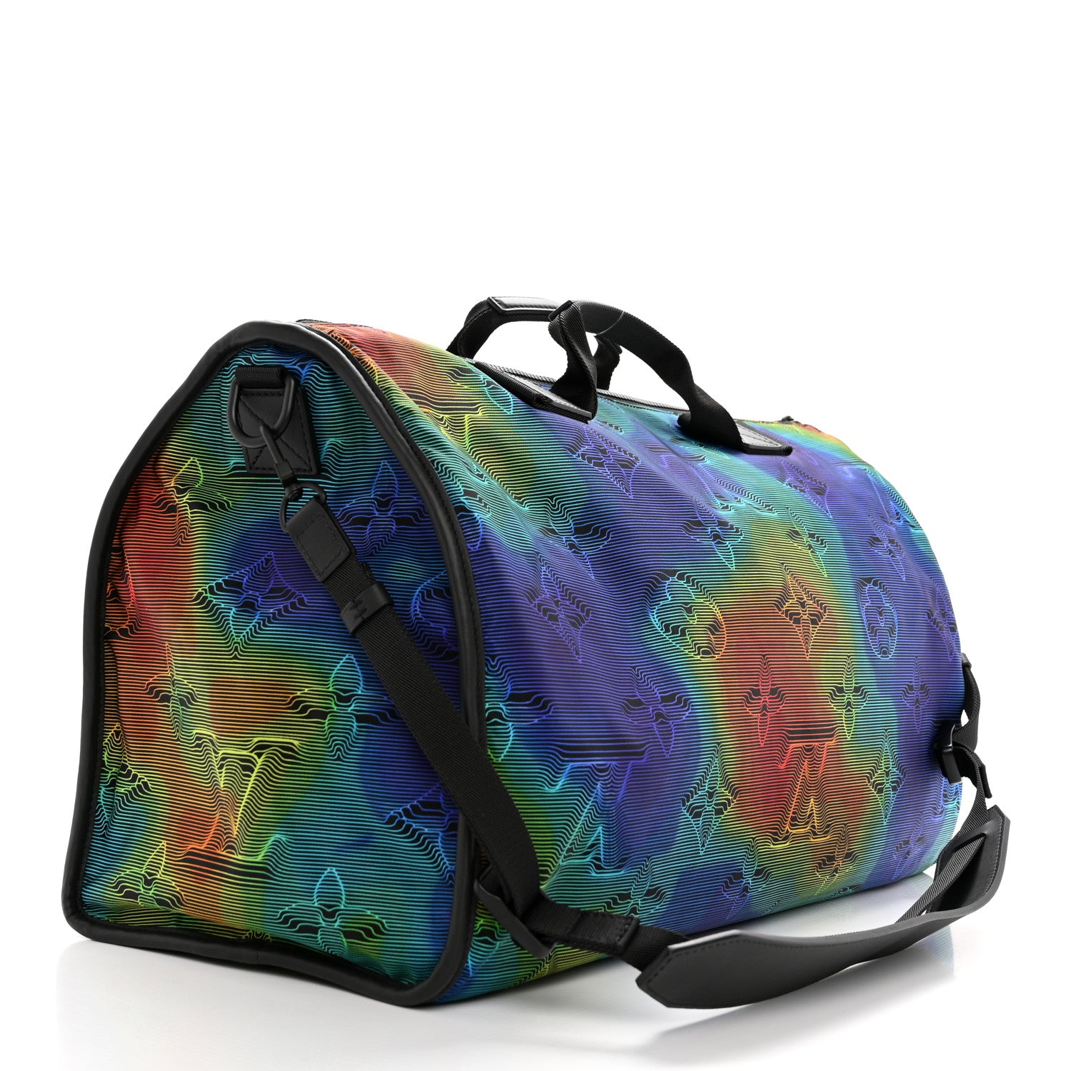 Louis Vuitton Monogram 2054 3D Reversible Keepall Bandouliere 50 Multicolor 4 of 13