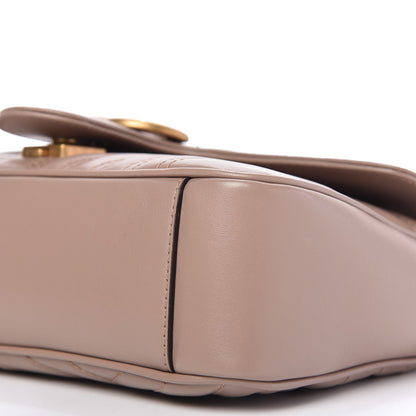 Gucci Calfskin Matelasse Small GG Marmont Shoulder Bag Porcelain Rose 7 of 10