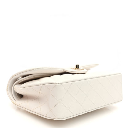 Chanel Caviar Quilted Small Double Flap White 4 of 10