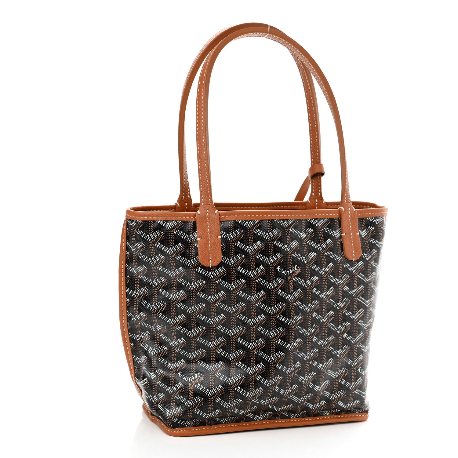 Goyard Goyardine Reversible Mini Anjou Black Gold 4 of 17