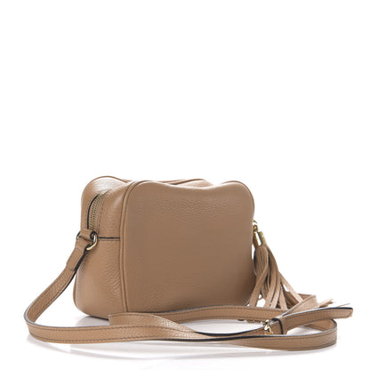 Gucci Pebbled Calfskin Small Soho Disco Bag Camelia 2 of 10