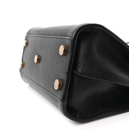 Saint Laurent Grained Calfskin Nano Supple Sac De Jour Black 9 of 9
