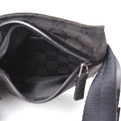 Gucci GG Monogram Double Pocket Belt Bag Black 6 of 11