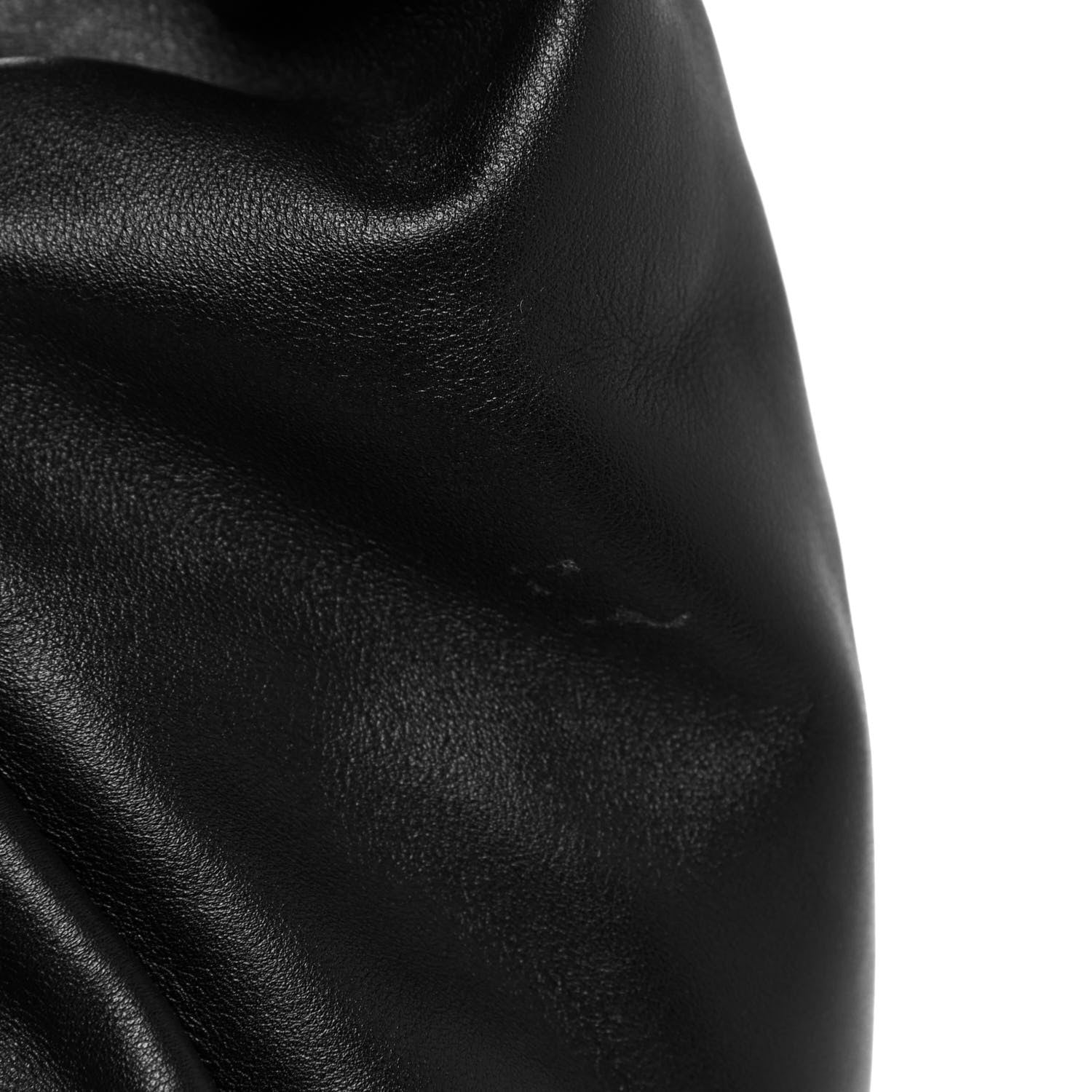 Bottega Veneta Smooth Butter Calfskin Small The Shoulder Pouch Black 10 of 10