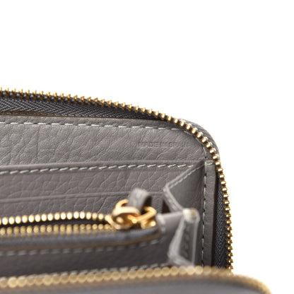 Chloe Calfskin Marcie Long Zip Around Wallet Cashmere Grey 8 of 9