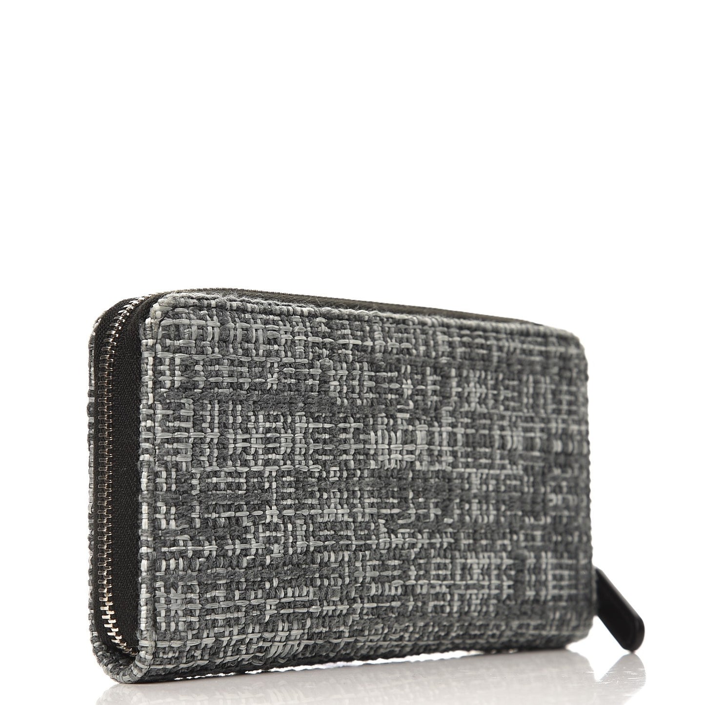 Canvas Small Deauville Zip Around Wallet Grey