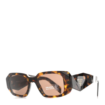 Prada Acetate Symbole Sunglasses SPR 17W Havana 1 of 9