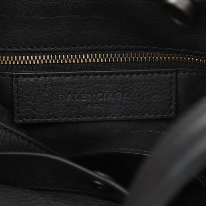 Balenciaga Veau Soyeux Perforated Blackout Hardware S City Black 8 of 9