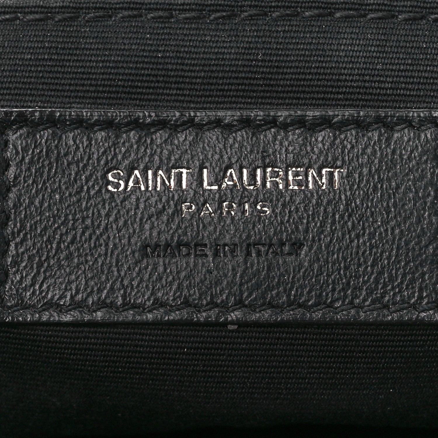 Saint Laurent Crinkled Calfskin Matelasse Monogram Medium Niki Chain Satchel Black 6 of 12
