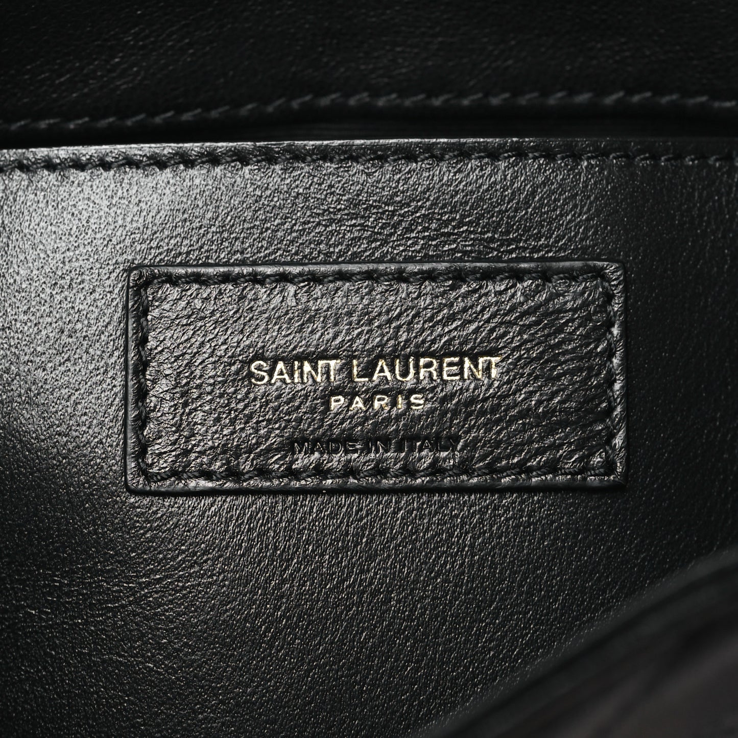 Lambskin Quilted Monogram Mini Nolita Black