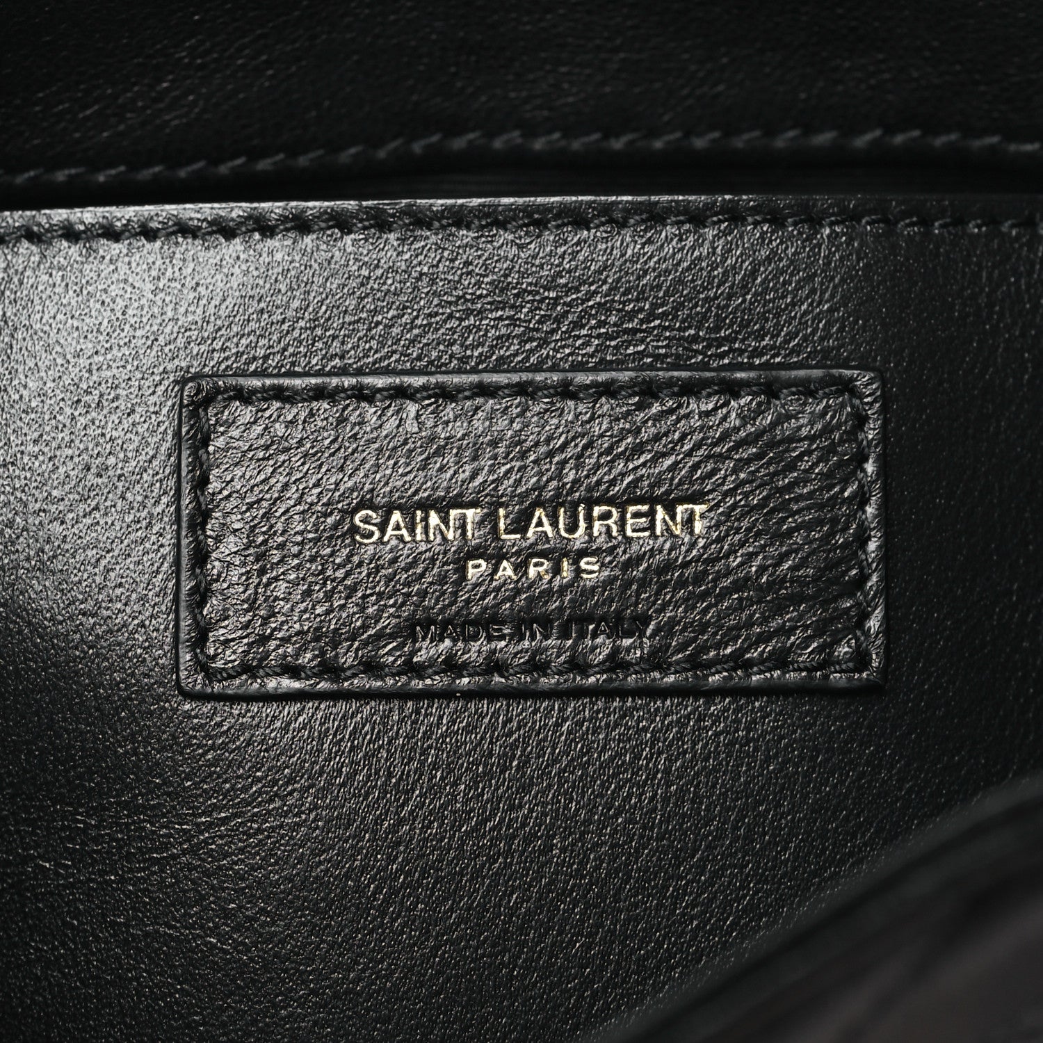 Saint Laurent Lambskin Quilted Monogram Mini Nolita Black 6 of 10