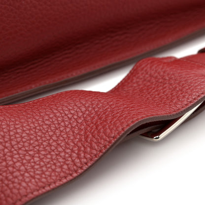 Hermes Taurillon Clemence Jypsiere 34 Rouge Venetian 17 of 18