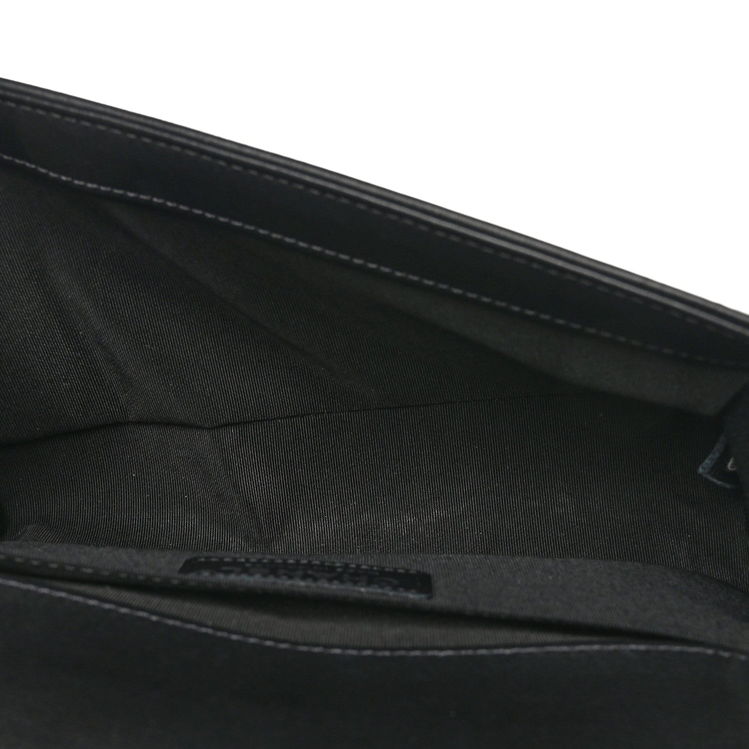 Chanel Lambskin Chevron Quilted Medium Boy Flap Black 5 of 10
