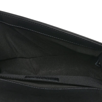 Chanel Lambskin Chevron Quilted Medium Boy Flap Black 5 of 10