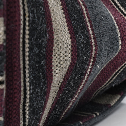 Chanel Striped Canvas Medium Deauville Tote Grey 21 of 21