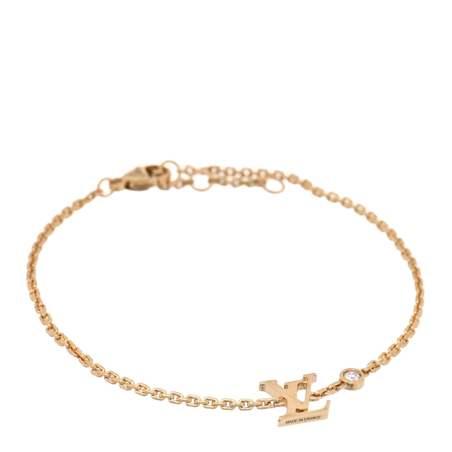 18K Yellow Gold Diamond Idylle Blossom LV Bracelet